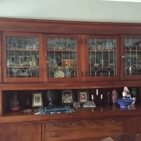 Craftsman China Cabinet   Dining Room   Private Residence   North Park   San Diego CA