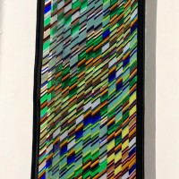 Tapestry Plate   Fused Glass